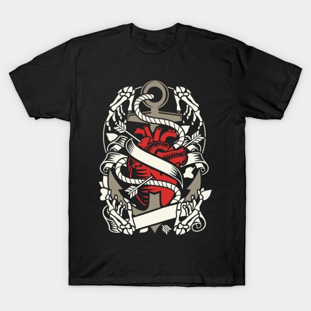 Capitain Heart T-Shirt by BambooBox